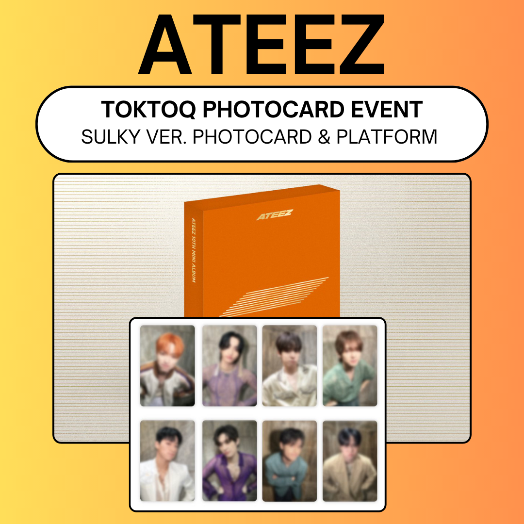 TOKTOQ PHOTOCARD EVENT] ATEEZ - [GOLDEN HOUR : Part.1] Platform