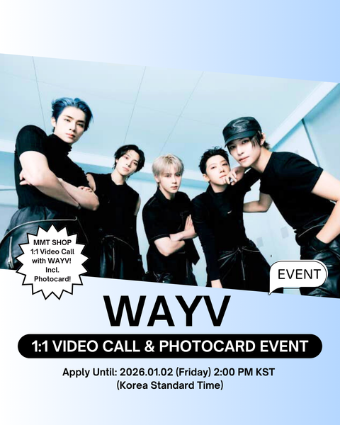 [01/08 1:1 VIDEO CALL EVENT BY MYMUSICTASTE] WAYV - Winter Special Album ‘白色定格 (Eternal White)’ (Photobook ver.) (PRE-ORDER)