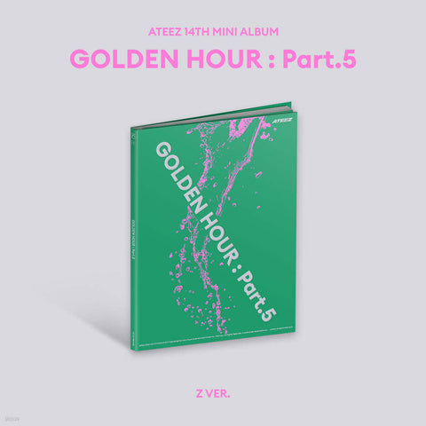 [06/25 TICKETLINK PHOTOCARD EVENT] ATEEZ - 14TH MINI ALBUM [GOLDEN HOUR : Part.5] (ALBUM VER.)(PREORDER)