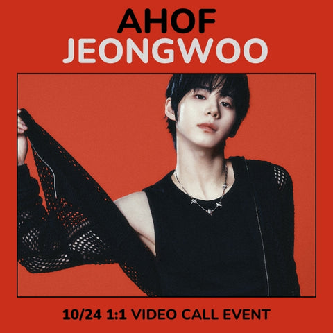 AHOF JEONGWOO individual 1 to 1 video call event