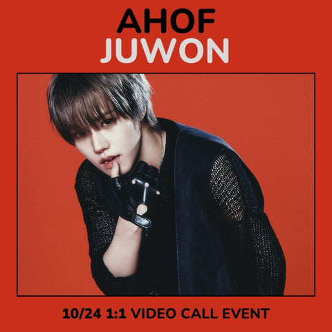 AHOF JUWON individual 1 to 1 video call event