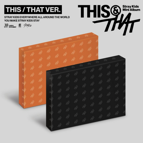 [08/06 BLUEDREAMMEDIA PHOTOCARD EVENT] STRAY KIDS - 'THIS & THAT' (THIS / THAT / & / TRUCK / FANS ALBUM VER.) PRE-ORDER
