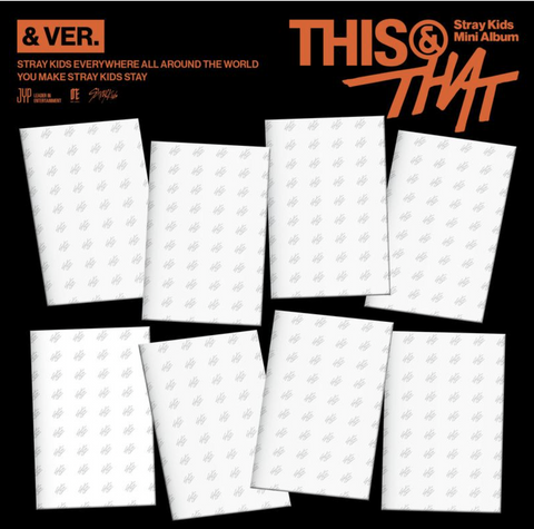 [08/06 BLUEDREAMMEDIA PHOTOCARD EVENT] STRAY KIDS - 'THIS & THAT' (THIS / THAT / & / TRUCK / FANS ALBUM VER.) PRE-ORDER
