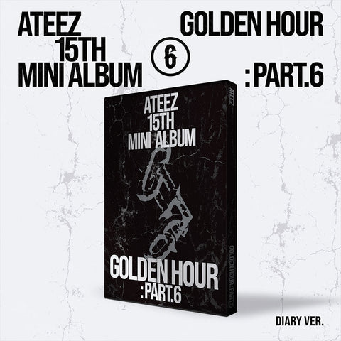 ATEEZ Golden Hour Part.6 DIARY Version Black Cover