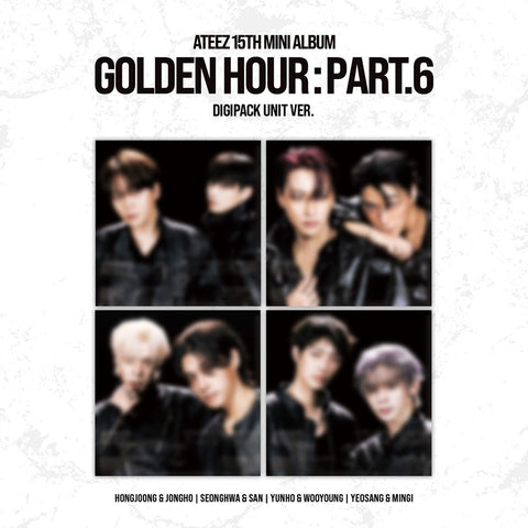 ATEEZ GOLDEN HOUR Part.6 UNIT DIGIPACK versions