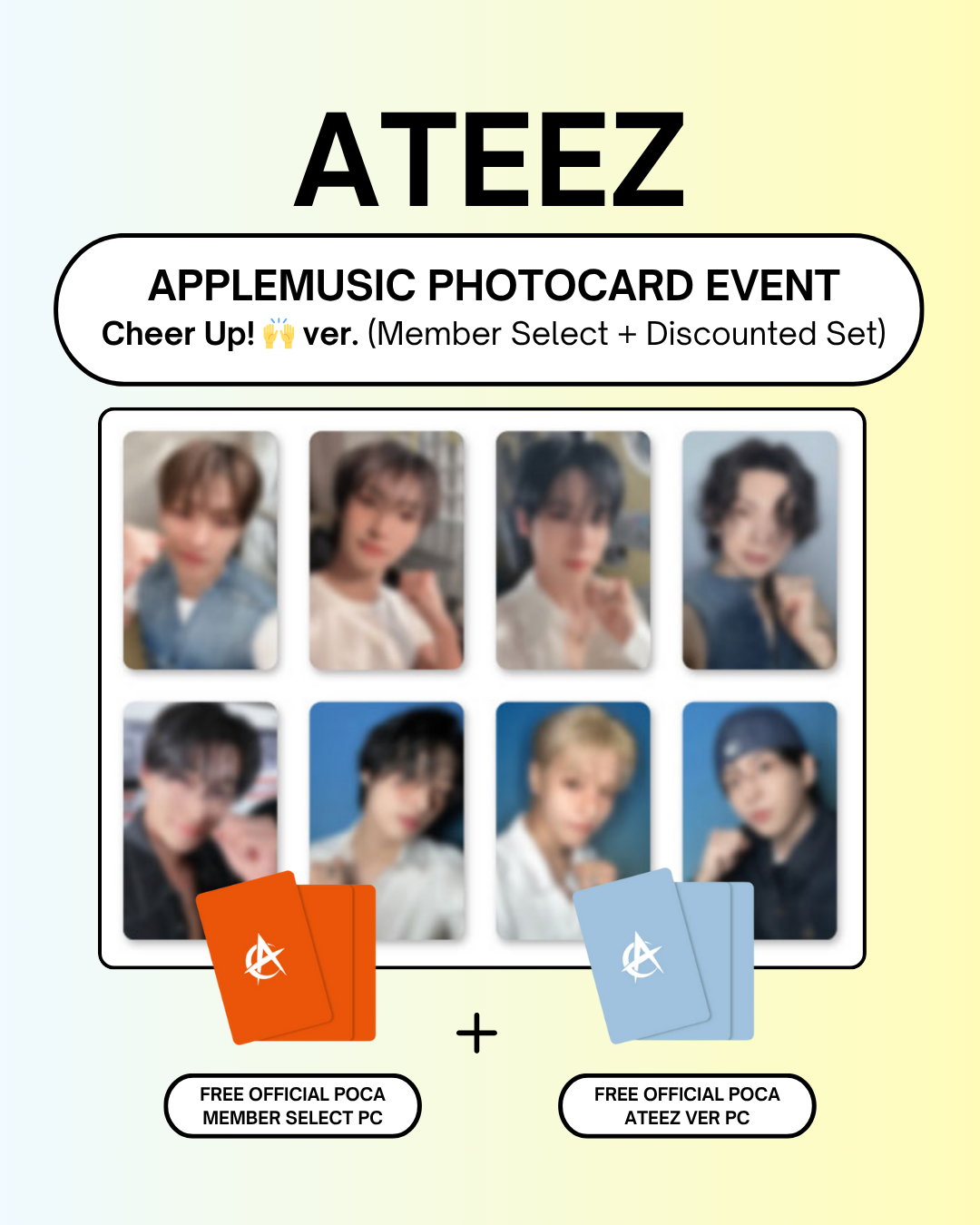 06/15 APPLEMUSIC PHOTOCARD EVENT] ATEEZ – GOLDEN HOUR: Part.3 (PRE