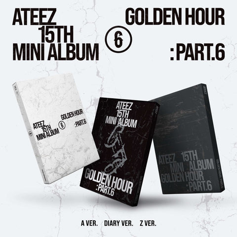 ATEEZ GOLDEN HOUR Part.6 main A DIARY Z physical album versions