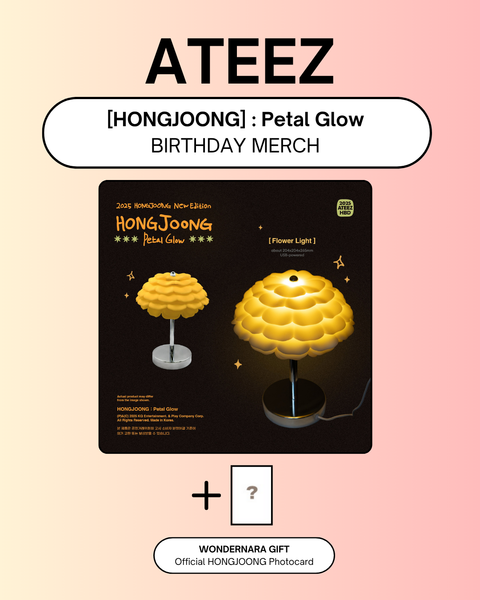 ATEEZ - HONGJOONG: Petal Glow Flower Light (PRE-ORDER ATEEZ - HONGJOONG: Petal Glow Flower Light (PRE-ORDER