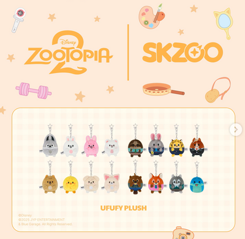 [ZOOTOPIA2 × SKZOO OFFLINE POP-UP IN SEONGSU] OFFICIAL MERCHANDISE (PRE-ORDER)