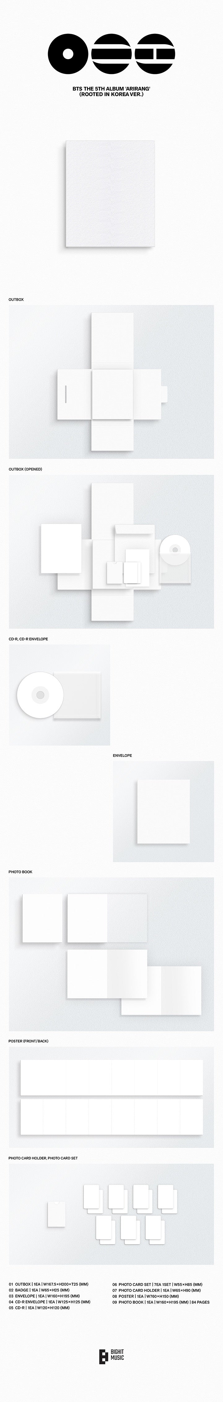 03/18 WEVERSE PRE-ORDER BENEFIT EVENT] BTS — 'ARIRANG' (Random/Set