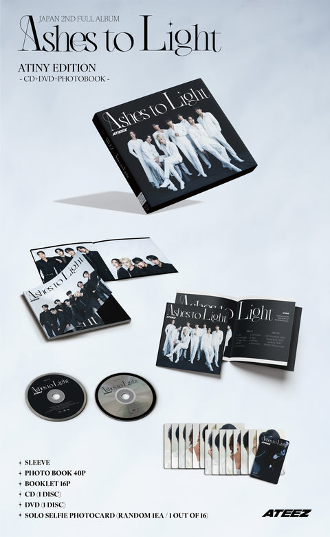 [09/10 ATEEZ JAPAN : LUCKY DRAW EVENT BY UMS] ATEEZ – Ashes to Light [Various Editions] (PRE-ORDER)