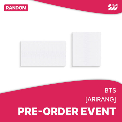 [03/18 SOUNDWAVE PRE-ORDER BENEFIT EVENT] BTS – 'ARIRANG' (Standard Ver., Weverse Albums Ver., Living Legend Ver.) (PRE-ORDER)