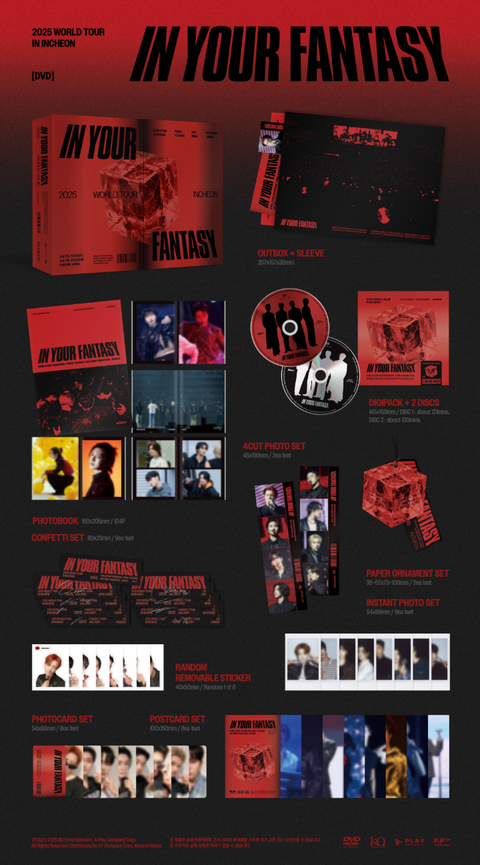 [ATEEZ 2025 WORLD TOUR POB EVENT] [IN YOUR FANTASY] IN INCHEON DVD (PRE-ORDER)