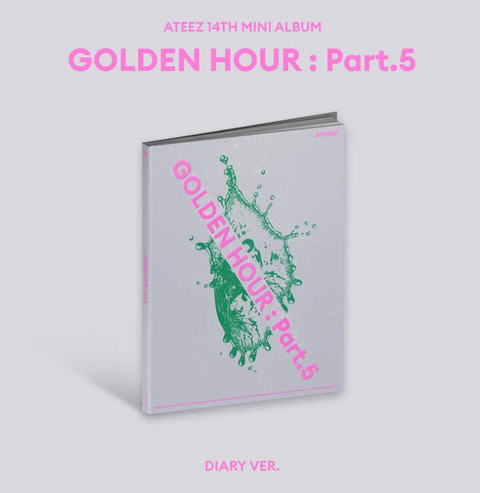 [08/08 NYMUSIC LUCKY DRAW EVENT] ATEEZ - 14TH MINI ALBUM [GOLDEN HOUR : Part.5] (ALBUM VER.) (PREORDER)