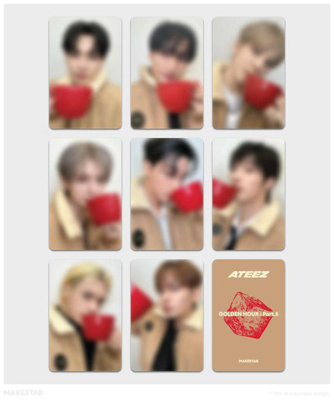 [10/21 FINAL MAKESTAR 1:1 PHOTO EVENT IN LA] ATEEZ - 14TH MINI ALBUM [GOLDEN HOUR : Part.5] (POCA VER.)(PREORDER)