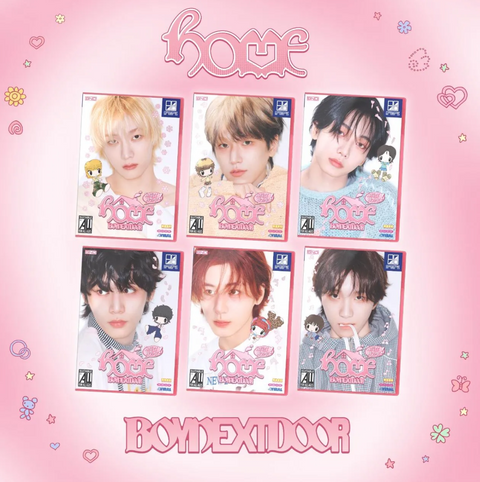[06/15 WEVERSE PHOTOCARD EVENT] BOYNEXTDOOR - The 1st Studio Album [HOME] (Sweet Home Ver.) (Random/Set) (PRE-ORDER)
