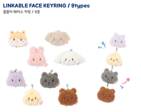 [ANITEEZ IN COLOR] Random Capsule - Linkable Face Keyring