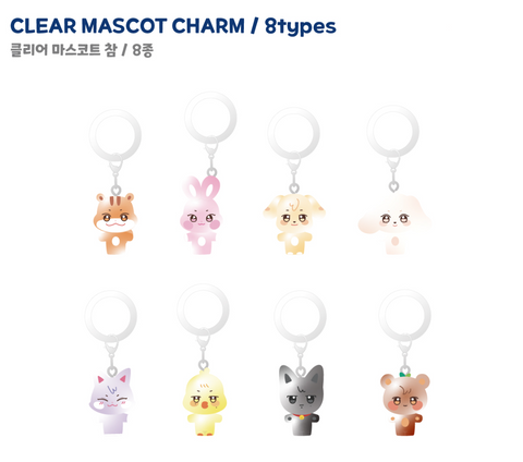 [ANITEEZ IN COLOR] Random Capsule - Clear Mascot Charm