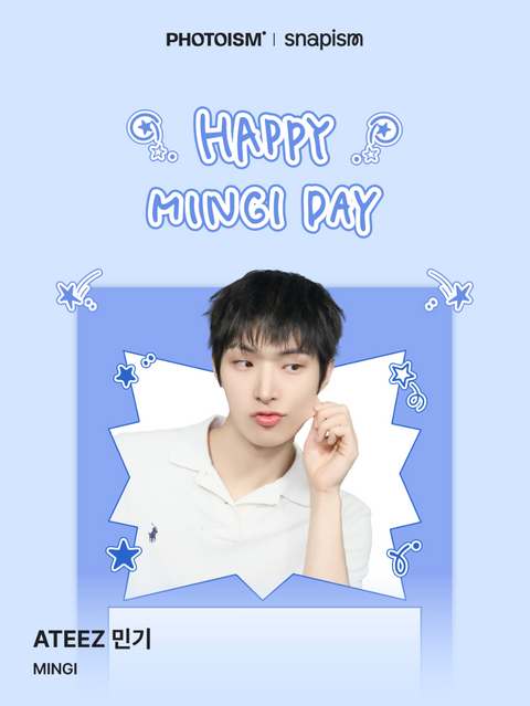 [09/07 SNAPISM X ATEEZ MINGI Limited Edition Sticker] PHOTO STICKER (PRE-ORDER)