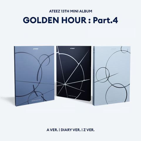 [02/05 TOKTOQ PHOTOCARD EVENT] ATEEZ - 13TH MINI ALBUM [GOLDEN HOUR : Part.4] (ALBUM/DIGIPACK/POCAALBUM ver.) (PRE-ORDER)