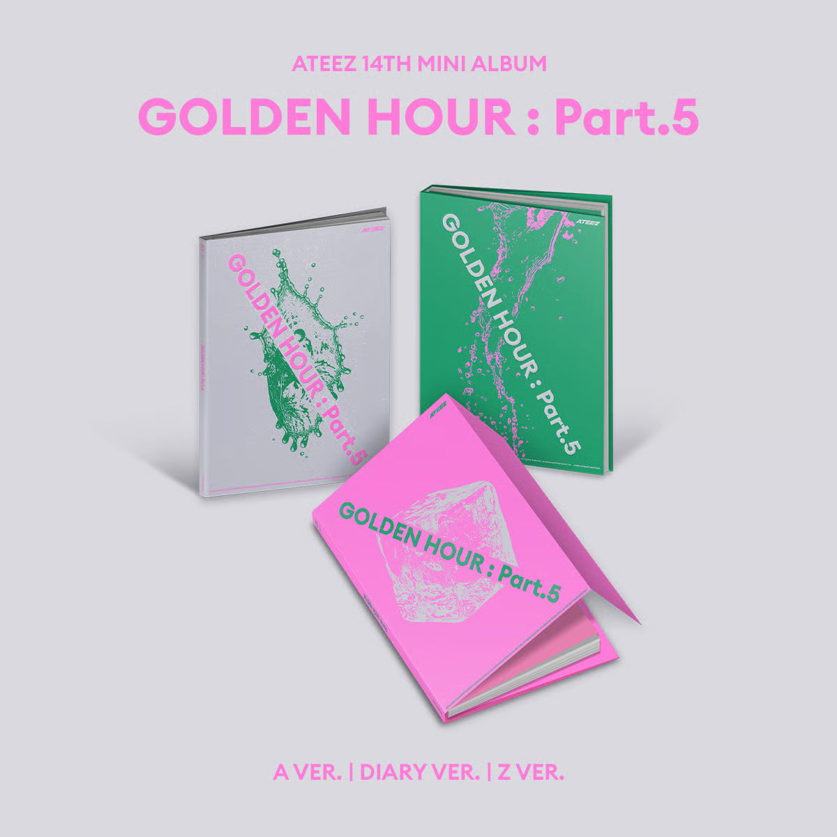 06/25 HELLOLIVE PHOTOCARD EVENT] ATEEZ - 14TH MINI ALBUM [GOLDEN