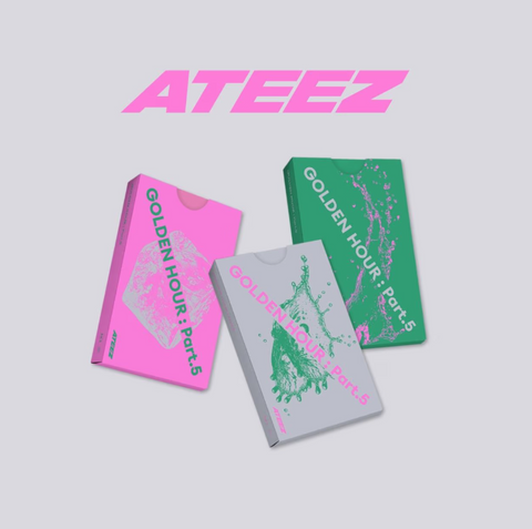 [08/01 MAKESTAR POB EVENT] ATEEZ - 14TH MINI ALBUM [GOLDEN HOUR : Part.5] (POCA VER.) (PREORDER)