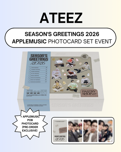 [APPLEMUSIC] ATEEZ - 2026 SEASON'S GREETINGS [PASTRY SHOP] + APPLEMUSIC POB (PRE-ORDER)