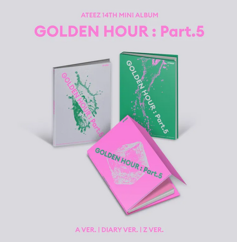 [08/08 NYMUSIC LUCKY DRAW EVENT] ATEEZ - 14TH MINI ALBUM [GOLDEN HOUR : Part.5] (ALBUM VER.) (PREORDER)