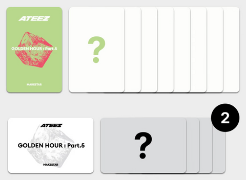 [10/19 MAKESTAR 1:1 VIDEO CALL EVENT IN LA] ATEEZ - 14TH MINI ALBUM [GOLDEN HOUR : Part.5] (POCA VER.)(PREORDER)