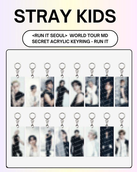 [08/05 FANSSHOP × STRAY KIDS] SECRET ACRYLIC KEYRING  (PRE-ORDER)