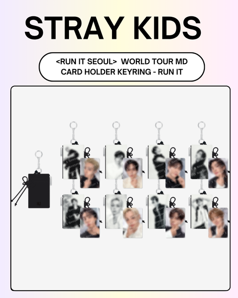 [08/05 FANSSHOP × STRAY KIDS] CARD HOLDER KEYRING  (PRE-ORDER)
