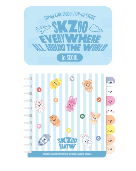 [SKZOO Everywhere All Around The World] SKZOO INDEX NOTE SEOUL Ver.