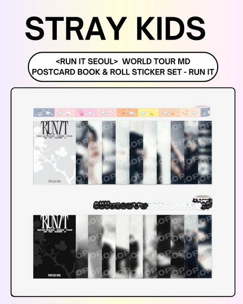 [08/05 FANSSHOP × STRAY KIDS] POSTCARD BOOK & ROLL STICKER SET  (PRE-ORDER)