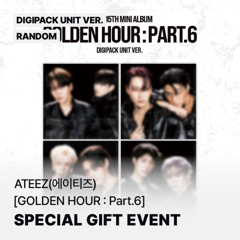 ATEEZ Part 6 DIGIPACK UNIT versions