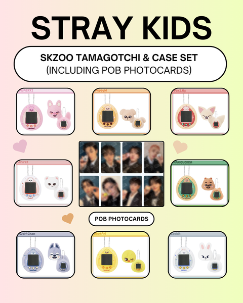 Stray Kids SKZOO TAMAGOTCHI & CASE SET (PRE-ORDER) | WONDERNARA Stray Kids SKZOO TAMAGOTCHI & CASE SET (PRE-ORDER) | WONDERNARA