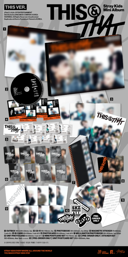 [08/13 SOUNDWAVE WEEK 1 POP-UP LUCKY DRAW EVENT] STRAY KIDS - "THIS & THAT" (ALBUM VER.) (PREORDER)