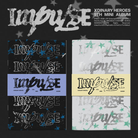Xdinary Heroes IMPULSE album version cover illustration